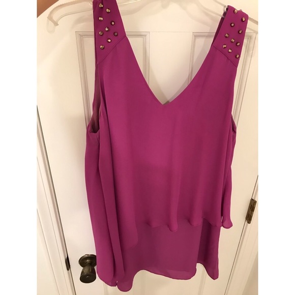 Maude fushia dressy and flows tunic - Picture 3 of 5